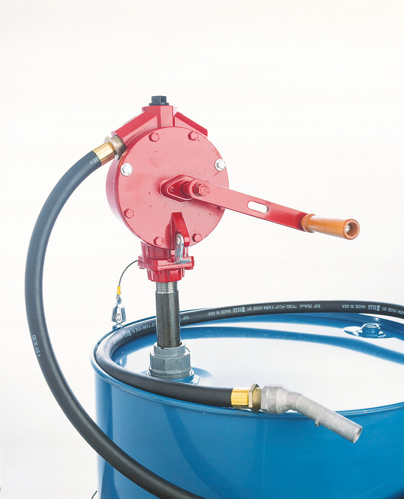 Transfer Pump - UL Listed - For Fuel & other Medium Viscosity Oil - 8 ft Hose - Non-Sparking Nozzle - 1