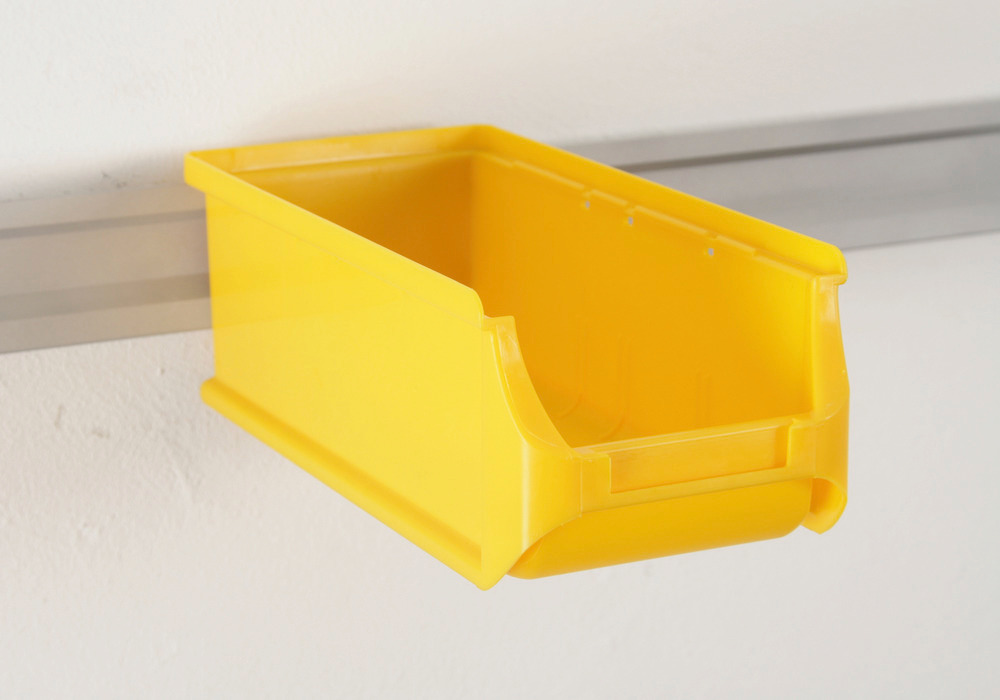Open-fronted storage bins pro-line A2-L, PP, 100 x 215 x 75 mm, yellow, Pack = 20 pcs. - 2
