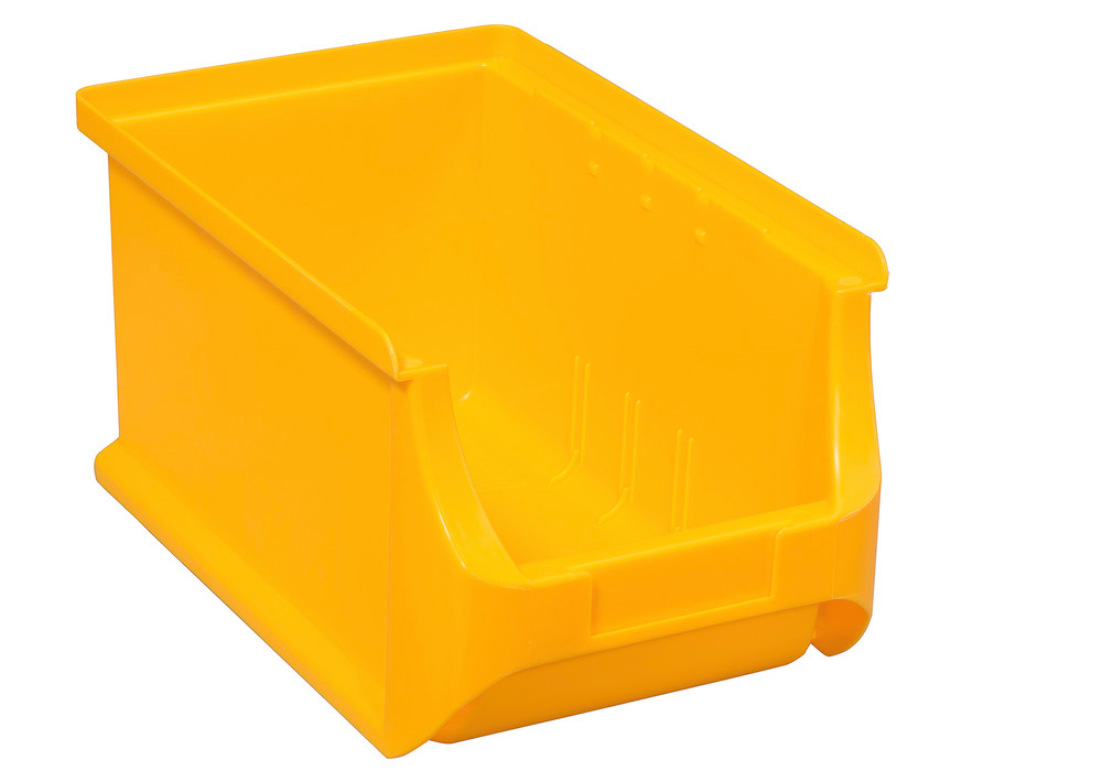 Cajas visualizables pro-line A3, PP, 150 x 235 x 125 mm, amarillo, pack = 24 uds. - 1