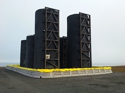 PolyBerm Containment System - 79982 Gallon Sump Capacity - 21 ft x 21 ft x 3 ft - 45-49494-PB-L - 1