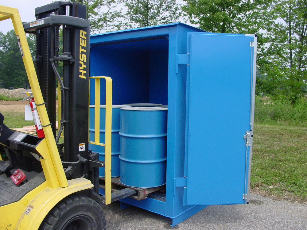 4-Drum Storage Locker - FM Approved and Non-Combustible - 3