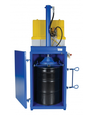 Drum Crusher & Compactor - 460 V - Built-in Fork Pockets - up to 55-Gallon Drum - 6
