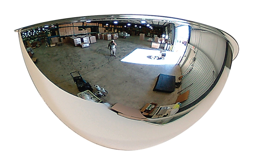 Safety Mirror for Indoors - Half-Dome - 36" - Acrylic 180° - Improve Visibility - Large Viewing Area - 1