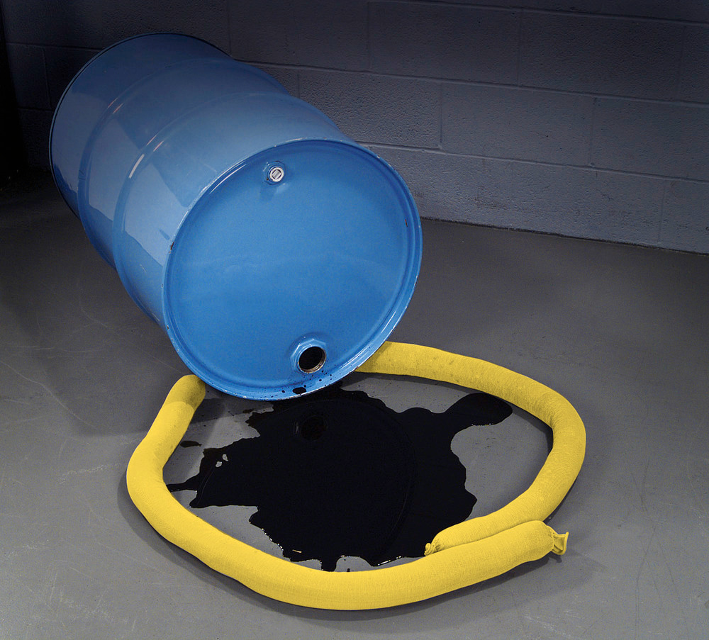 Hazmat Absorbent Socks - 3" x 12' - Quickly Contain Spills - YSO1210 - 2