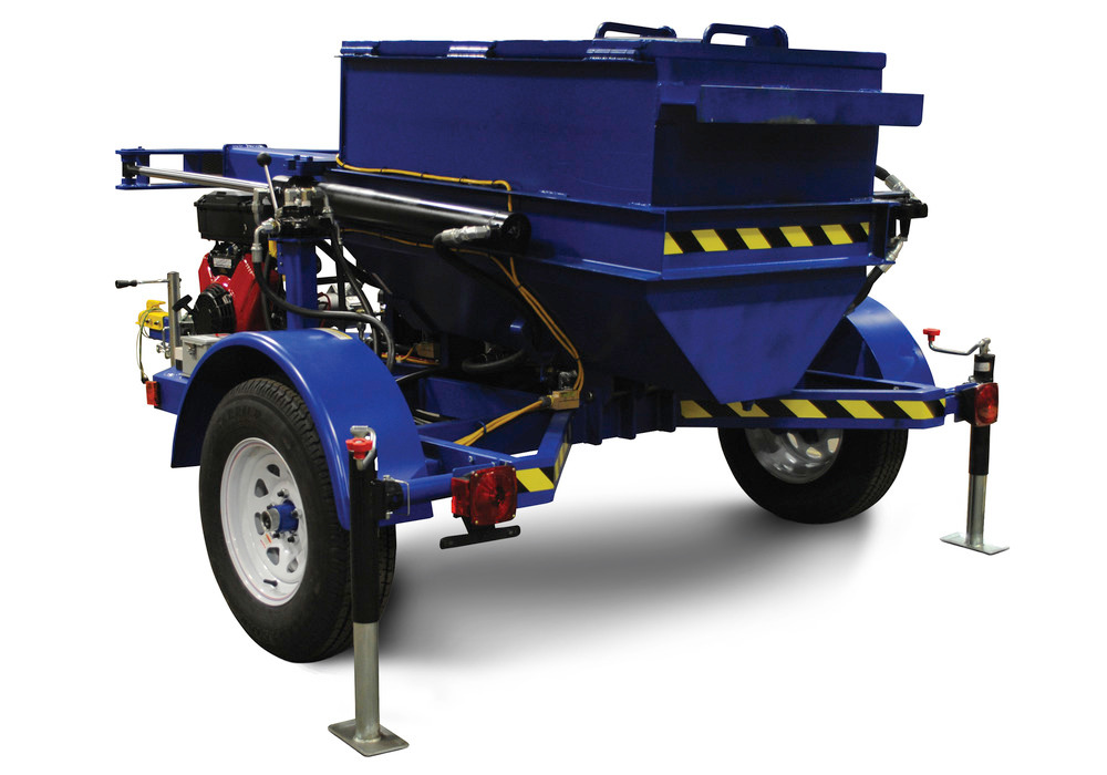 Drum Crusher - Hydraulic - Gas Powered - Mobile - Fully Automatic - Blue - 2