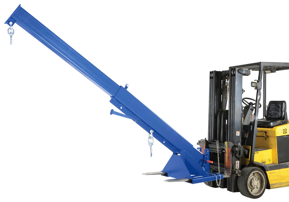 Orbit Telescoping Lift Boom - 8K Load Capacity - 24 In Fork - Steel Construction - 2