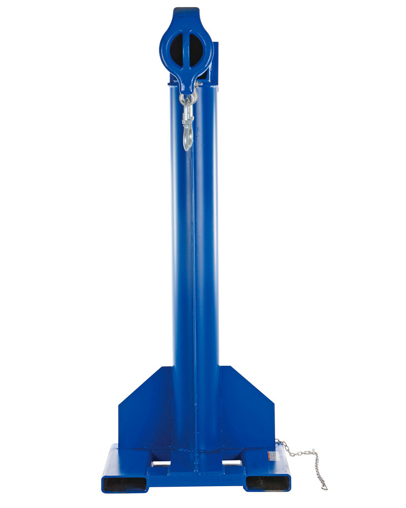 High Rise Boom Telescoping - 6K Load Capacity - 24 In Fork - Steel Construction - Blue - 3