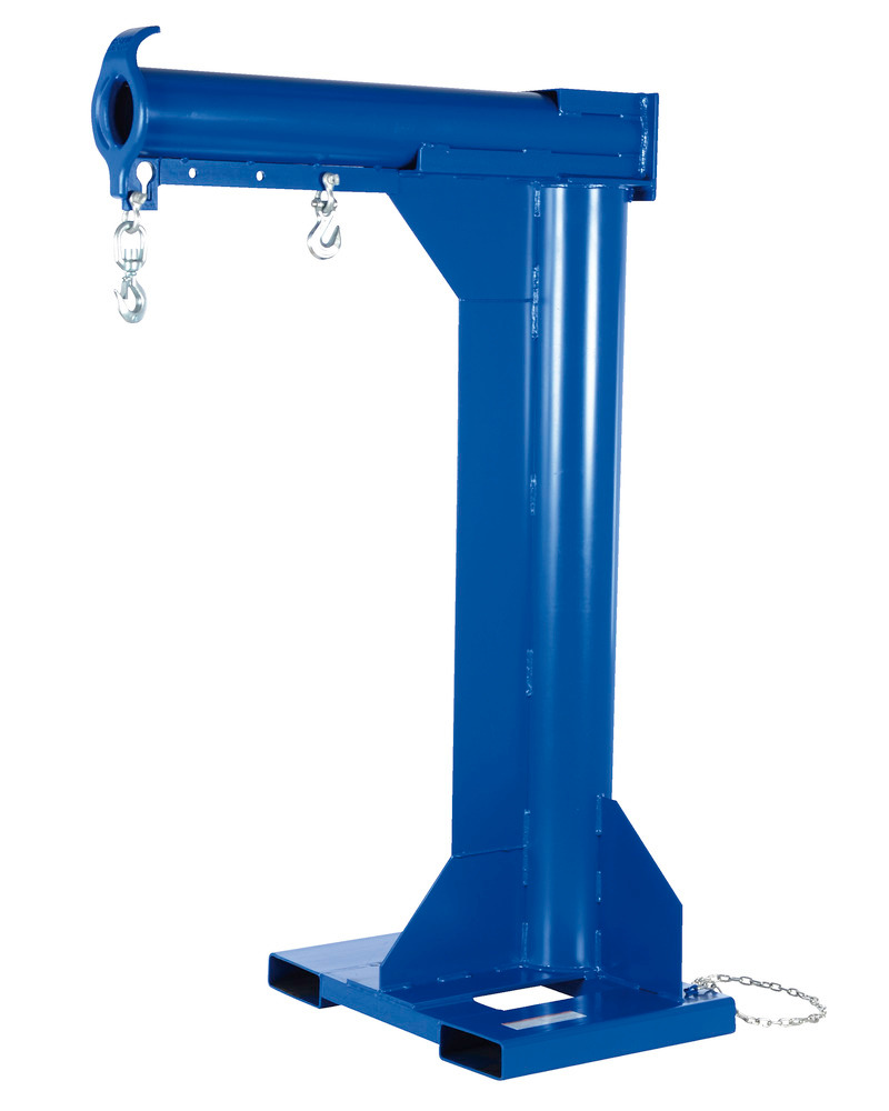 High Rise Boom Non Telescoping - 6K Load Capacity - 24 In Fork - Steel Construction - Blue - 2