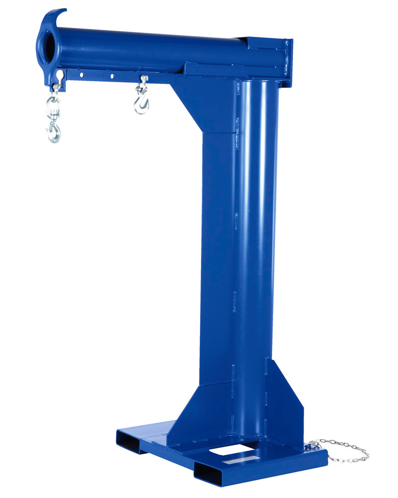 High Rise Boom Non Telescoping - 4K Load Capacity - 24 In Fork - Steel Construction - Blue - 2
