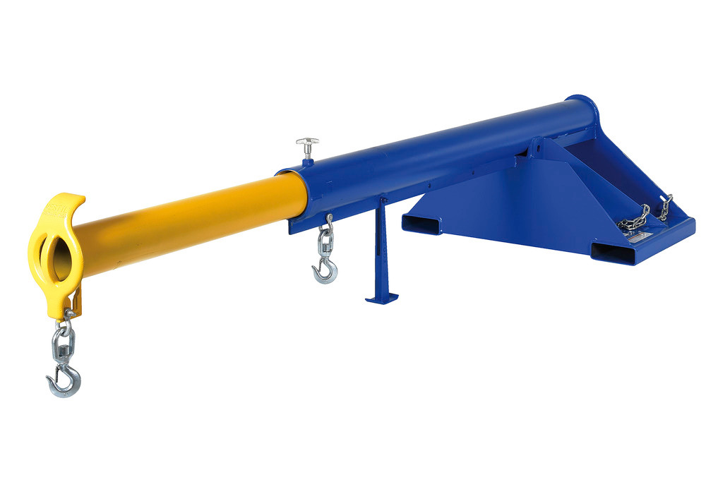 Telescoping Lift Boom - 6K Load Capacity - 36 In Wide Forks - Steel Construction - 2