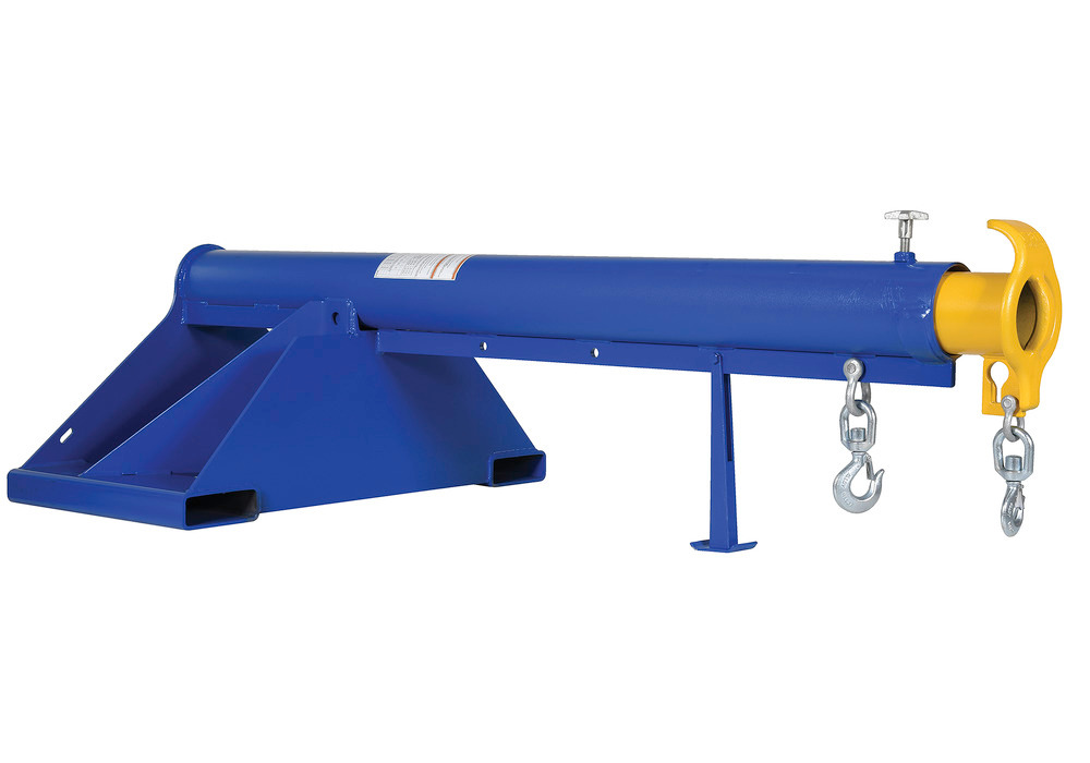 Telescoping Lift Boom - 6K Load Capacity - 36 In Wide Forks - Steel Construction - 1