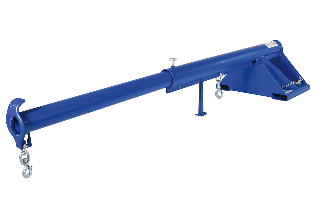 Telescoping Lift Boom - 6K Load Capacity - 30 In Wide Forks - Steel Construction - 2