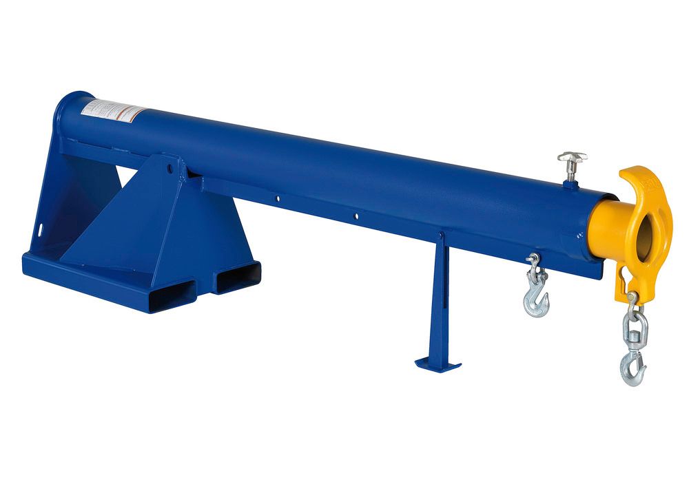Telescoping Lift Boom - 4K Load Capacity - 11 In Wide Forks - Steel Construction - 1