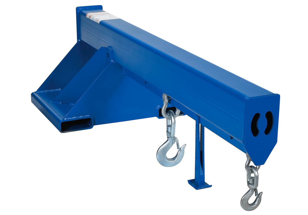 Non-Telescoping Lift Boom - 8K Load Capacity - 24 In Fork - Steel Construction - 1