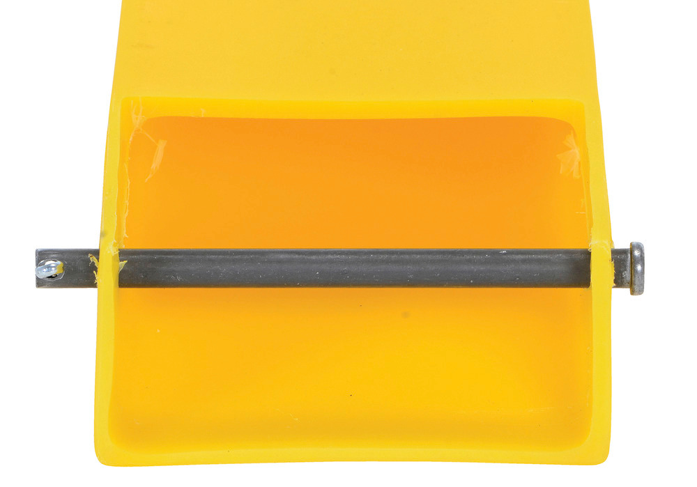 Fork Blade Protectors - Polyethylene Construction - 4 x 60 - Lightweight - Yellow - 6
