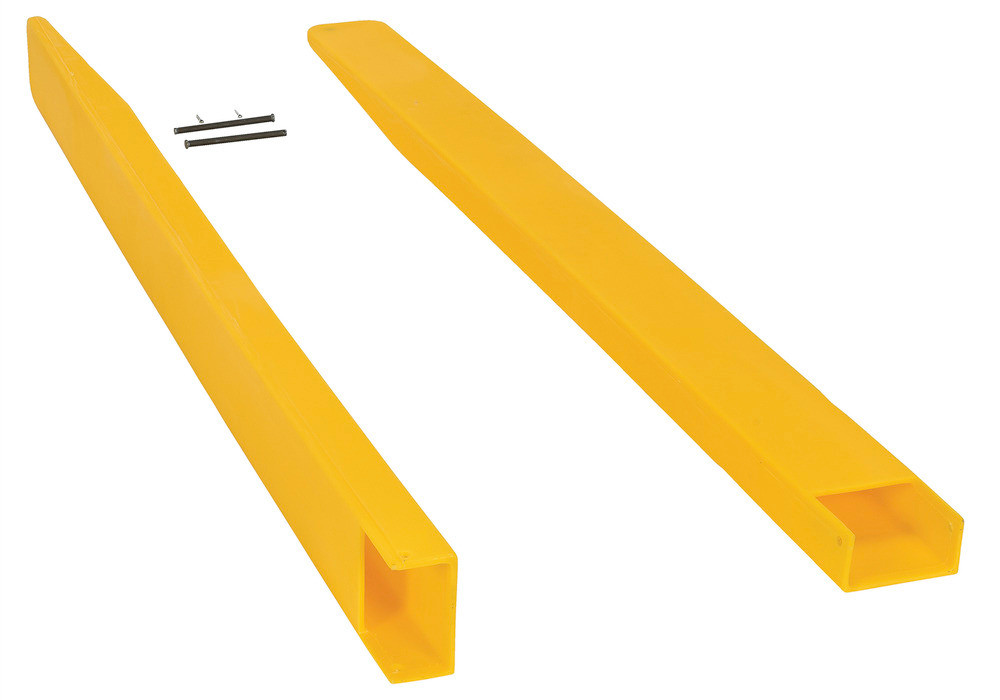 Fork Blade Protectors - Polyethylene Construction - 4 x 60 - Lightweight - Yellow - 4