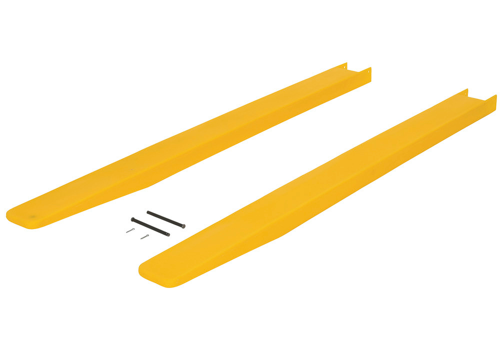 Fork Blade Protectors - Polyethylene Construction - 4 x 60 - Lightweight - Yellow - 2