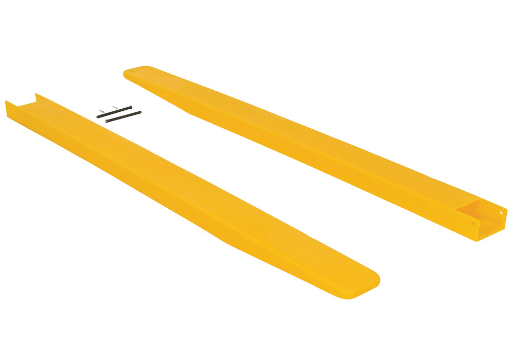 Fork Blade Protectors - Polyethylene Construction - 4 x 60 - Lightweight - Yellow - 1
