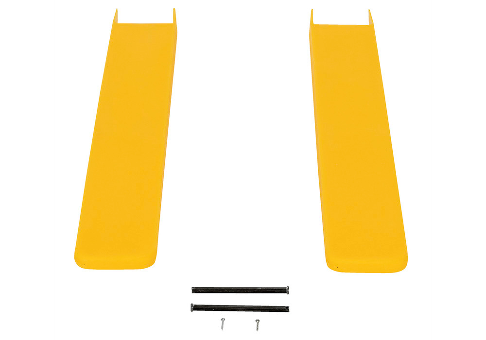 Fork Blade Protectors - Polyethylene Construction - 4 x 36 - Lightweight - Yellow - 3