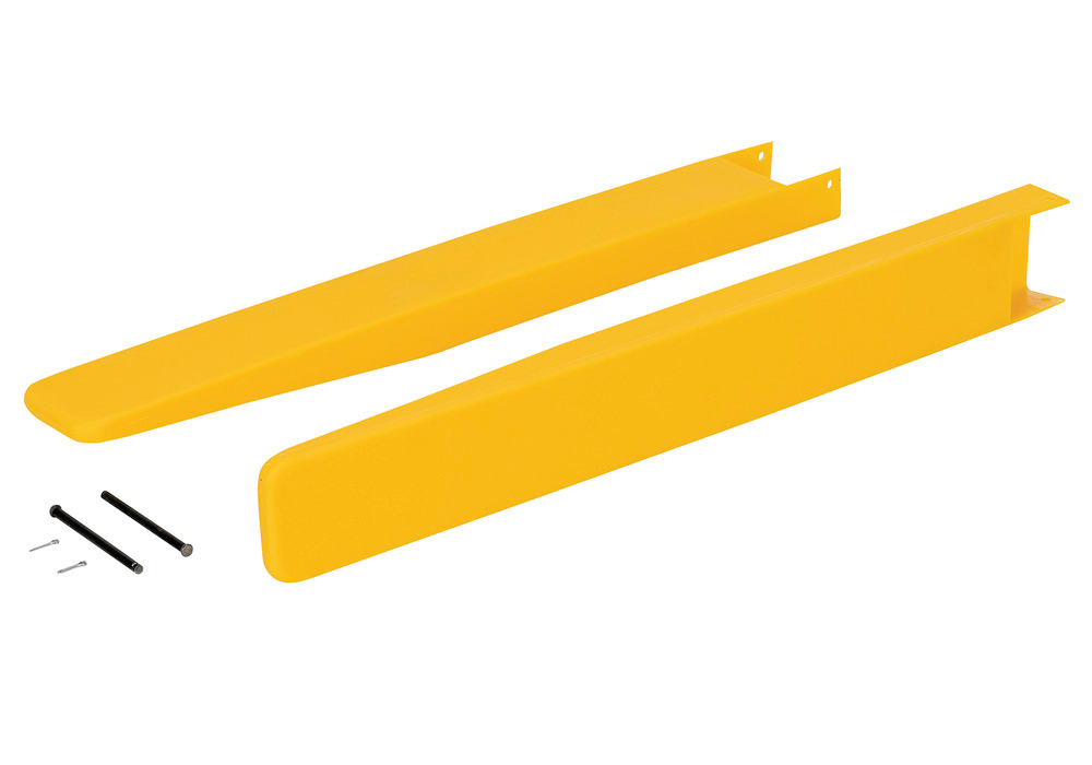 Fork Blade Protectors - Polyethylene Construction - 4 x 36 - Lightweight - Yellow - 2