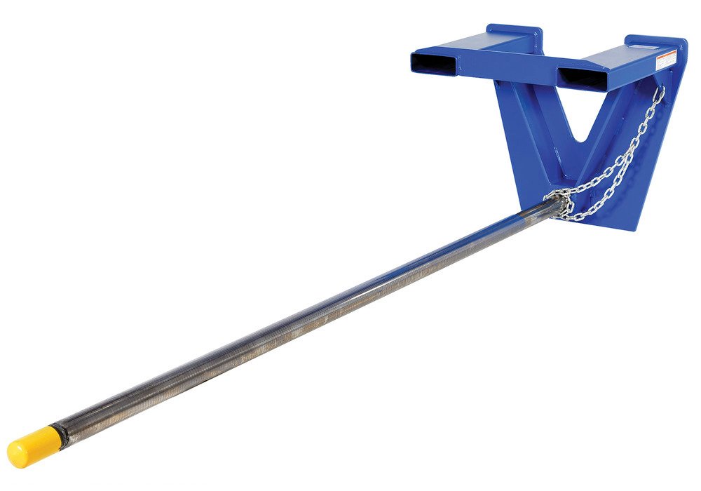 Rug Ram Boom - Fork Mounted - Inverted - 108L - Rotatable - Tapered Tip - Blue - 3