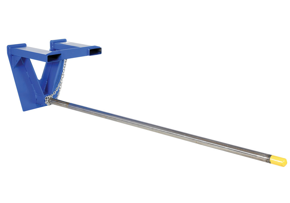 Rug Ram Boom - Fork Mounted - Inverted - 108L - Rotatable - Tapered Tip - Blue - 2