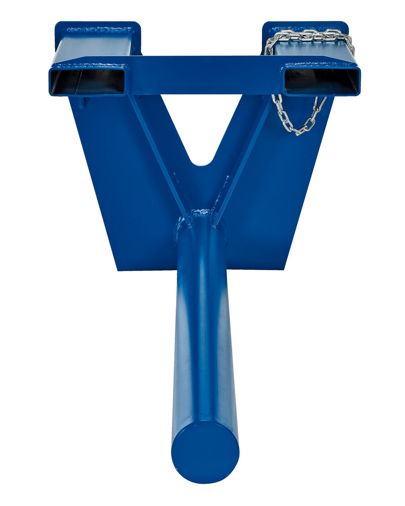 Coil Lifter - Fork Mounted - 5500 lbs - 60 in - Sturdy Steel Construction - Blue - 2