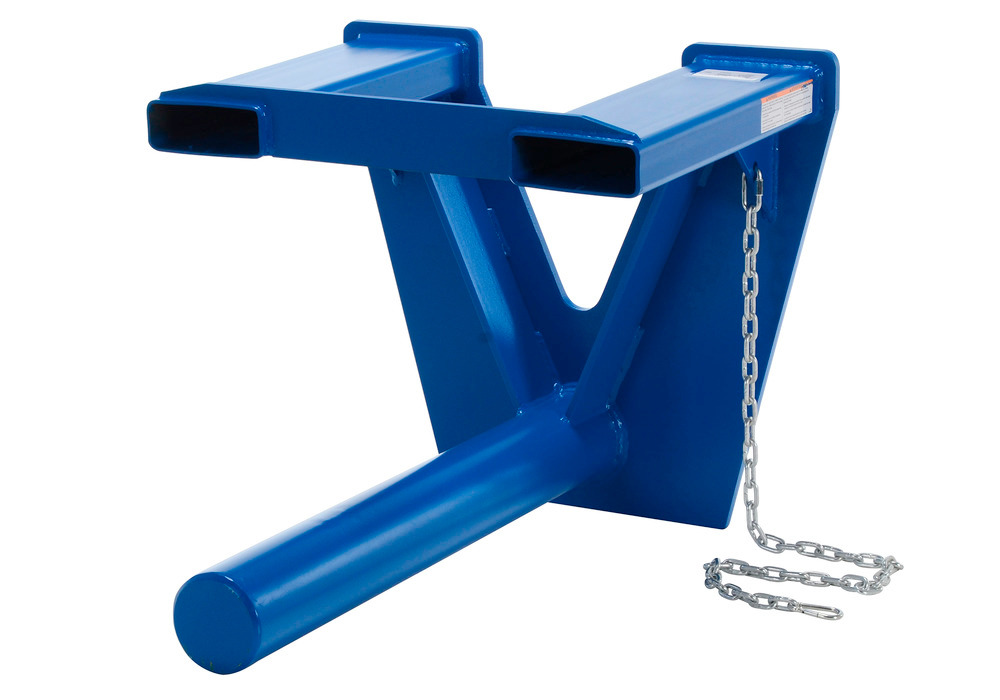 Coil Lifter - Fork Mounted - 5500 lbs - 36 in - Sturdy Steel Construction - Blue - 2