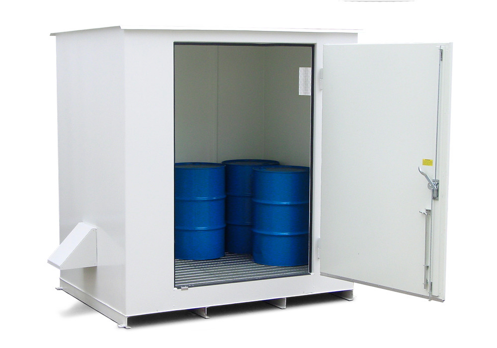 Chemical Storage Locker for Hazardous Chemicals - 2 drums - Non-Combustible - 3