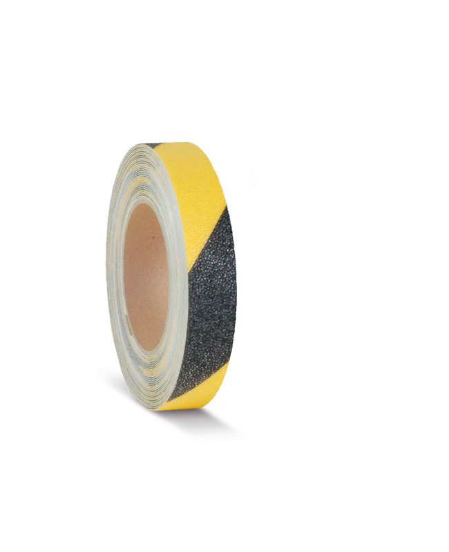 m2-csúszásgátló szalag™, Easy Clean, fekete/sárga, tekercs 25 mm x 18,3 m - 1