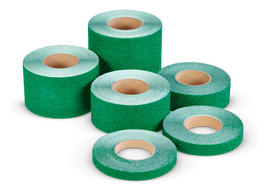 Superficie antideslizante, verde, rollo 50 mm x 18,3 m: Easy Clean - 1