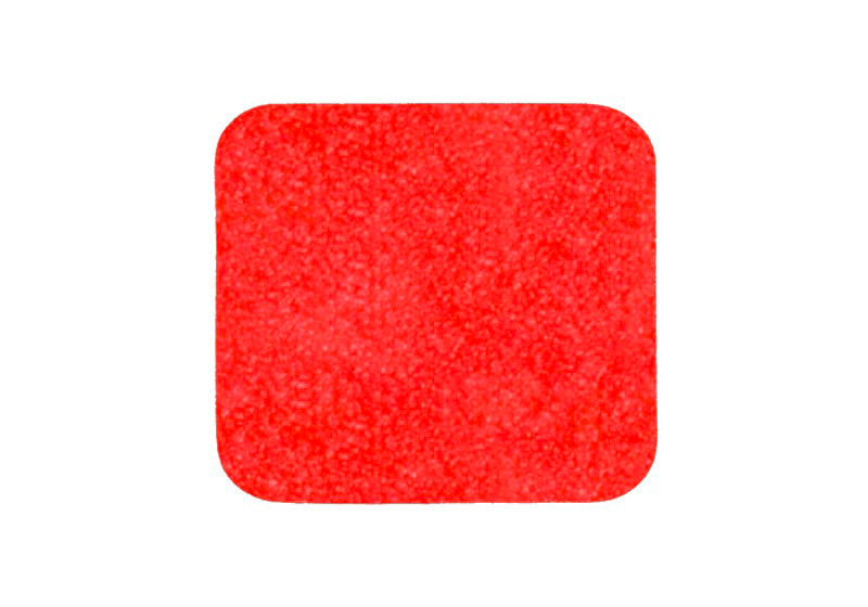 m2-Antirutschbelag™, Easy Clean, rot, Einzelstreifen, 140 x 140 mm,VE=10 St - 1