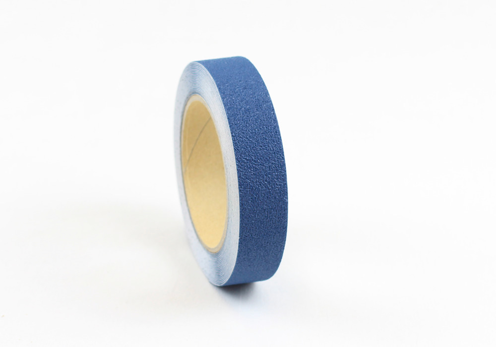 m2 anti-slip tape™, Easy Clean, blue, roll 25 mm x 6 m - 1