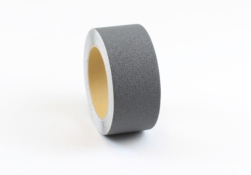 Superficie antideslizante, gris, rollo 50 mm x 18,3 m: Easy Clean - 1