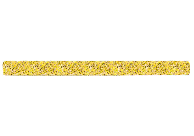 Rivestimento antiscivolo m2™, Public 46, giallo, strisce singole 50 x 650 mm, conf. = 10 pz. - 1