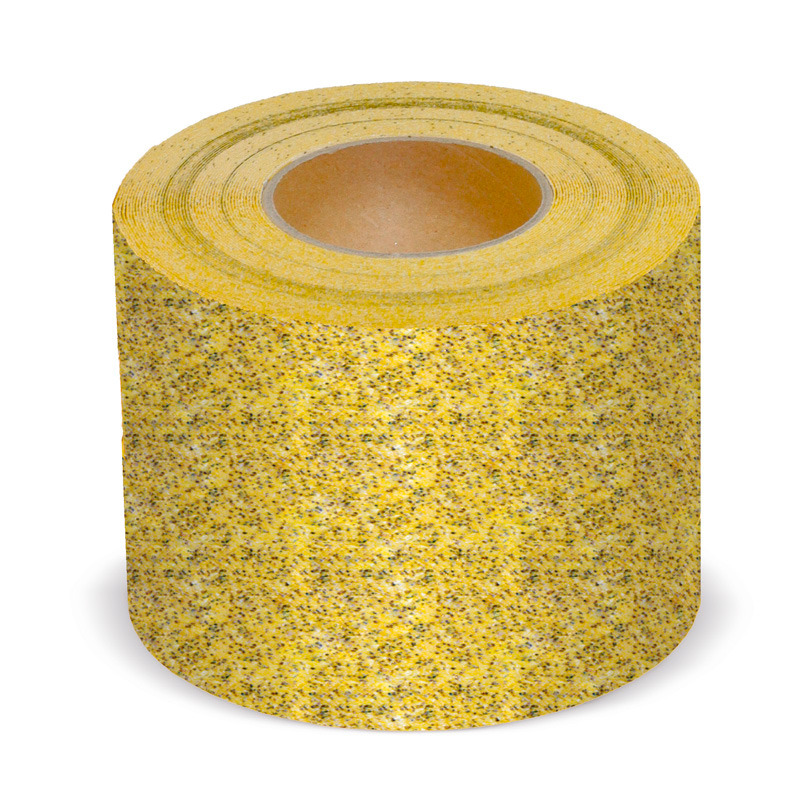 Superficie antideslizante, amarillo, rollo 150 mm x 18,3 m, Public 46 - 1