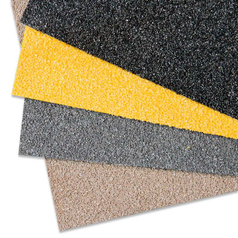 Anti-slip sheet GRP, extra thick, yellow, 750 x 1000 mm - 1