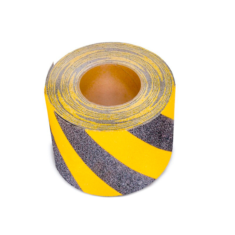 Protiskluzová páska, Basic, černo-žlutá, role 150 mm x 18,3 m - 1