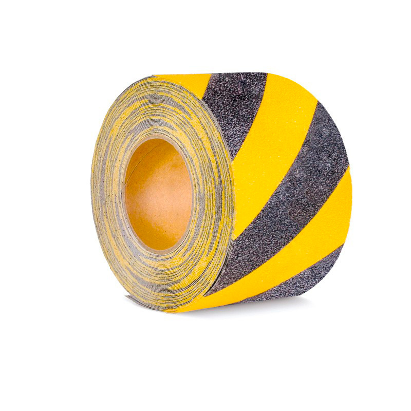 Protiskluzová páska, Basic, černo-žlutá, role 100 mm x 18,3 m - 1