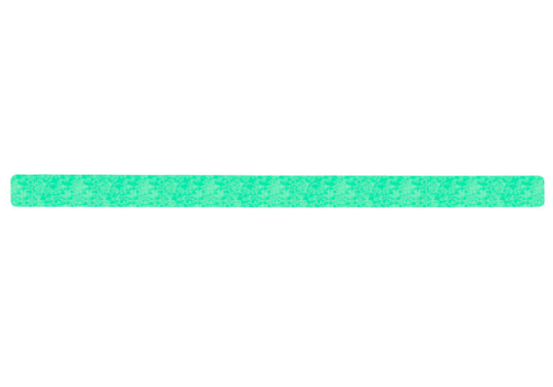 Tapis antidérapant m2, souple, vert signal, bandes individuelles, 50 x 800 mm, UV=10 pièces - 1