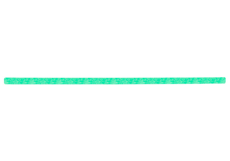 Tapis antidérapant m2, souple, vert signal, bandes individuelles, 25 x 800 mm, UV=10 pièces - 1