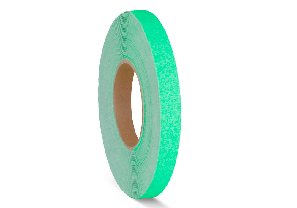 m2 anti-slip tape™, signal colour, green, roll 19 mm x 18.3 m - 1