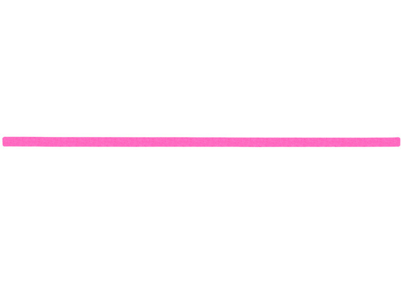 m2-Antirutschbelag™, Signalfarbe, pink,Einzelstreifen, 25 x 1000 mm, VE=10 St