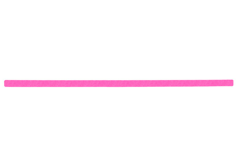 m2 skridsikker afmærkning™, signalfarve pink, stribe 25 x 800 mm, stk. pr. pakke = 10 stk. - 1