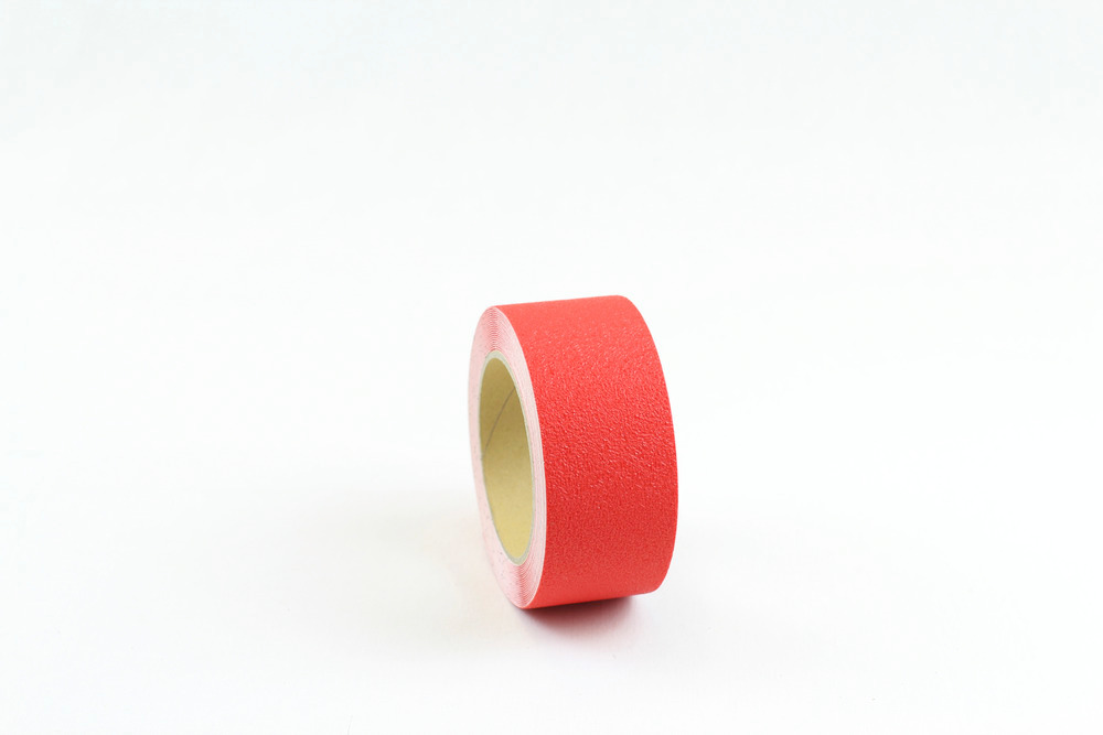 Superficie antideslizante, rojo, rollo 50 mm x 18,3 m: Easy Clean - 2