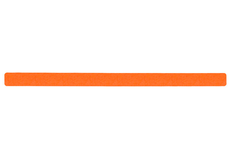 m2 sklisikker merking™, signalfarge oransje, stripe 50 x 800 mm, 10 stk./pakke - 1