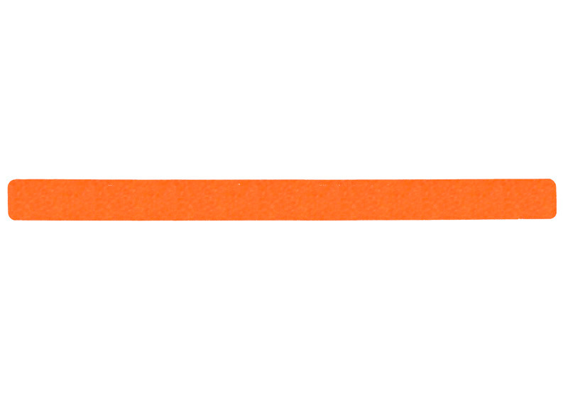 Superfície antiderrapante, cor de sinalização laranja, 50x650 mm, 10 unidades - 1