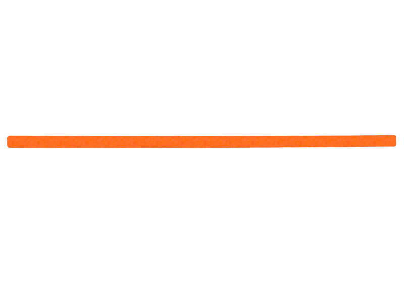 m2-liukuestesuoja™, huomioväri, oranssi, yksittäisliuskat, 25 x 800 mm, PY = 10 kpl