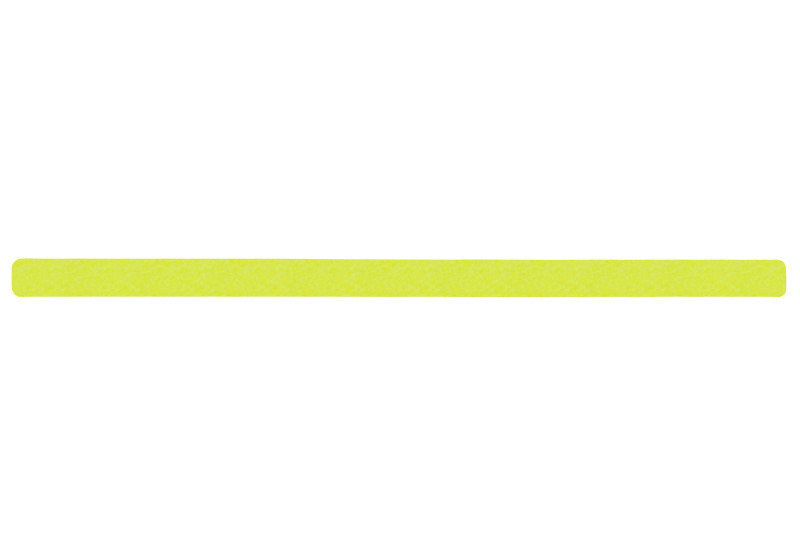 m2-Antirutschbelag™, Signalfarbe, gelb,Einzelstreifen, 50 x 1000 mm, VE=10 St