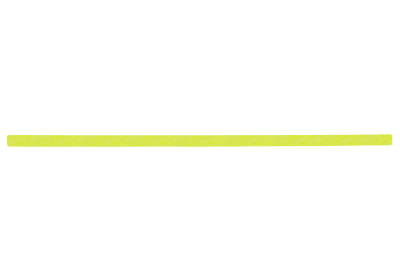 m2 sklisikker merking™, signalfarge gul, stripe 25 x 800 mm, 10 stk./pakke - 1